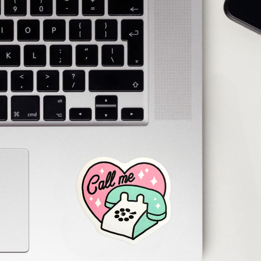 Call Me Sticker