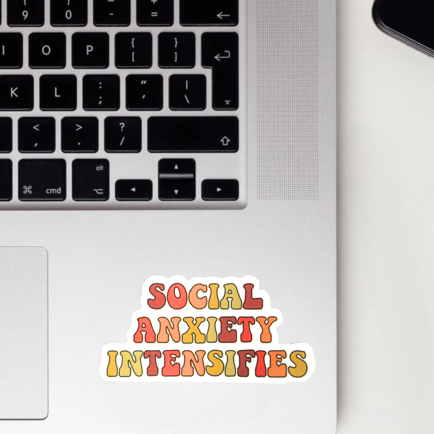 Social Anxiety Intensifies Sticker