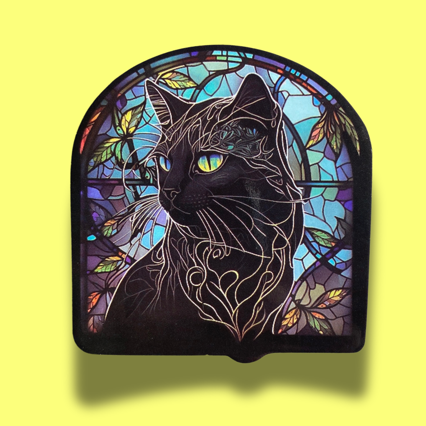 Midnight Purr Sticker