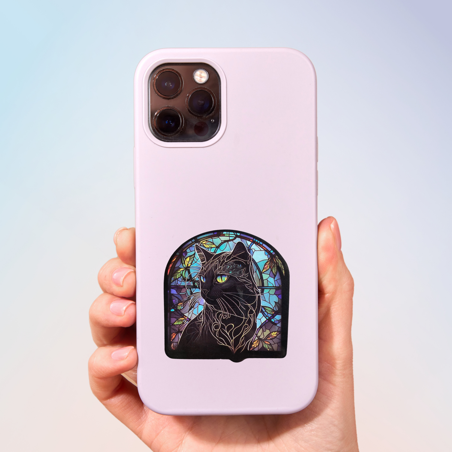 Midnight Purr Sticker