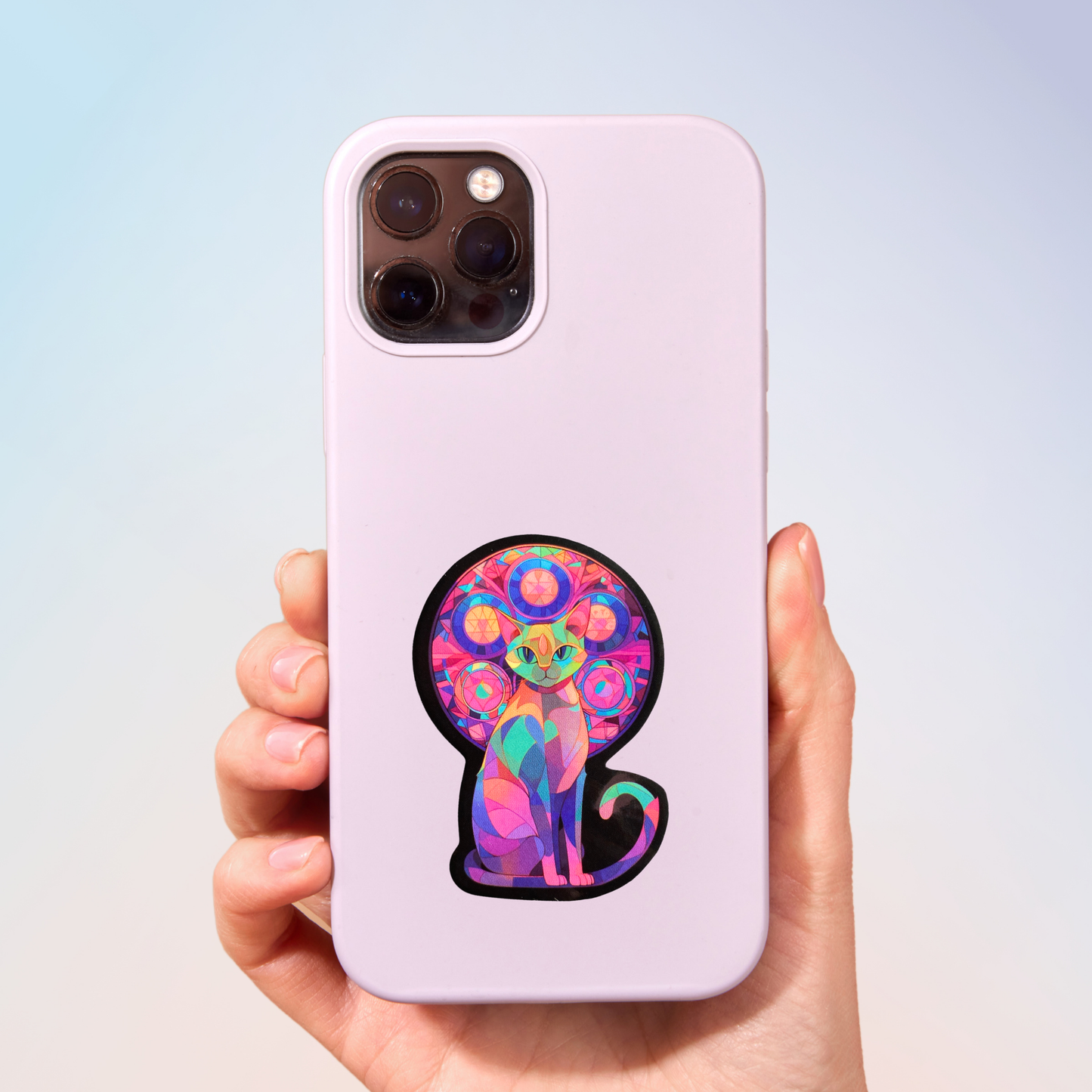Pink Purr Sticker