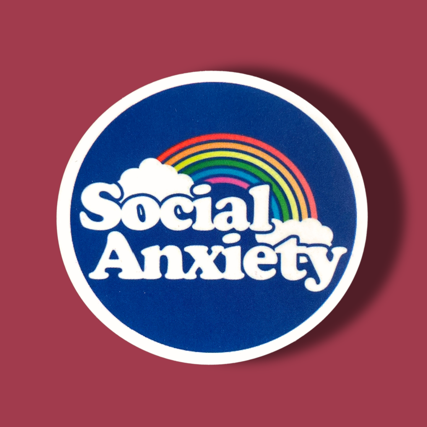 Social Anxiety Sticker