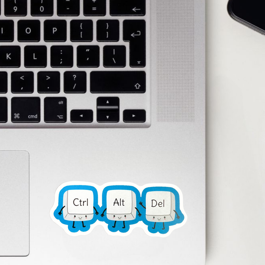 Ctrl Alt Del Sticker