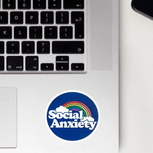 Social Anxiety Sticker