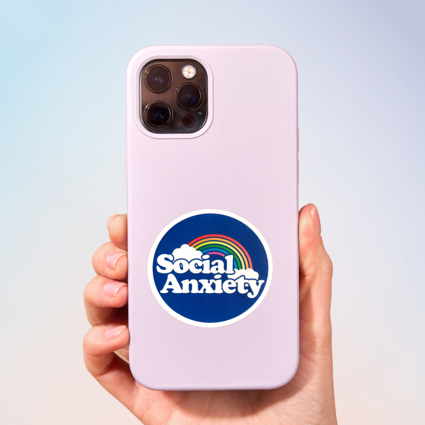 Social Anxiety Sticker