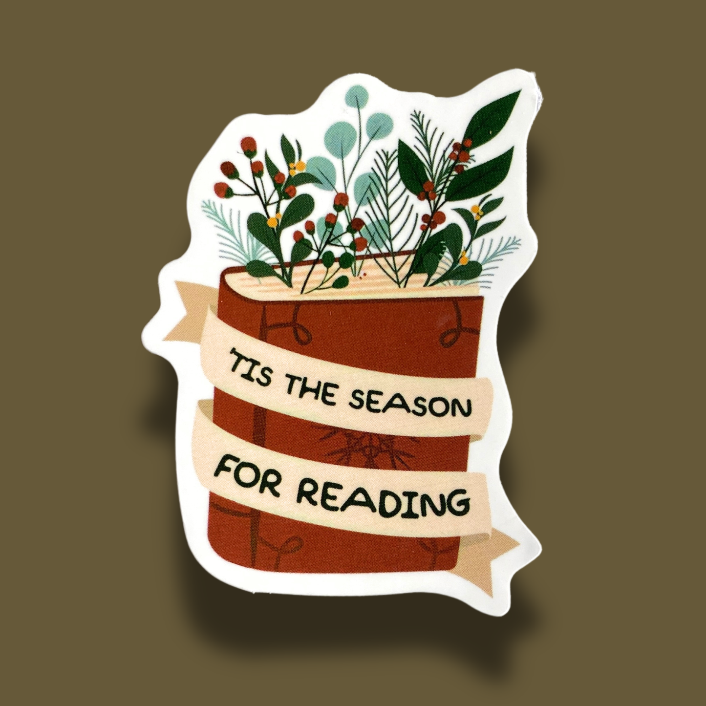 This Is The Season For Reading Sticker