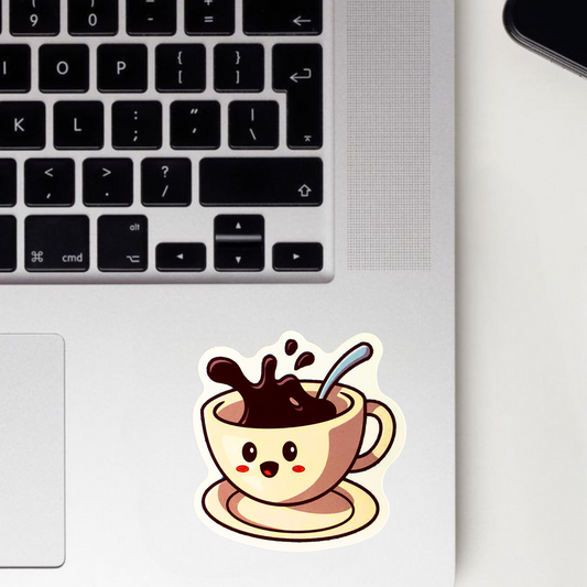 Black Coffee Sticker