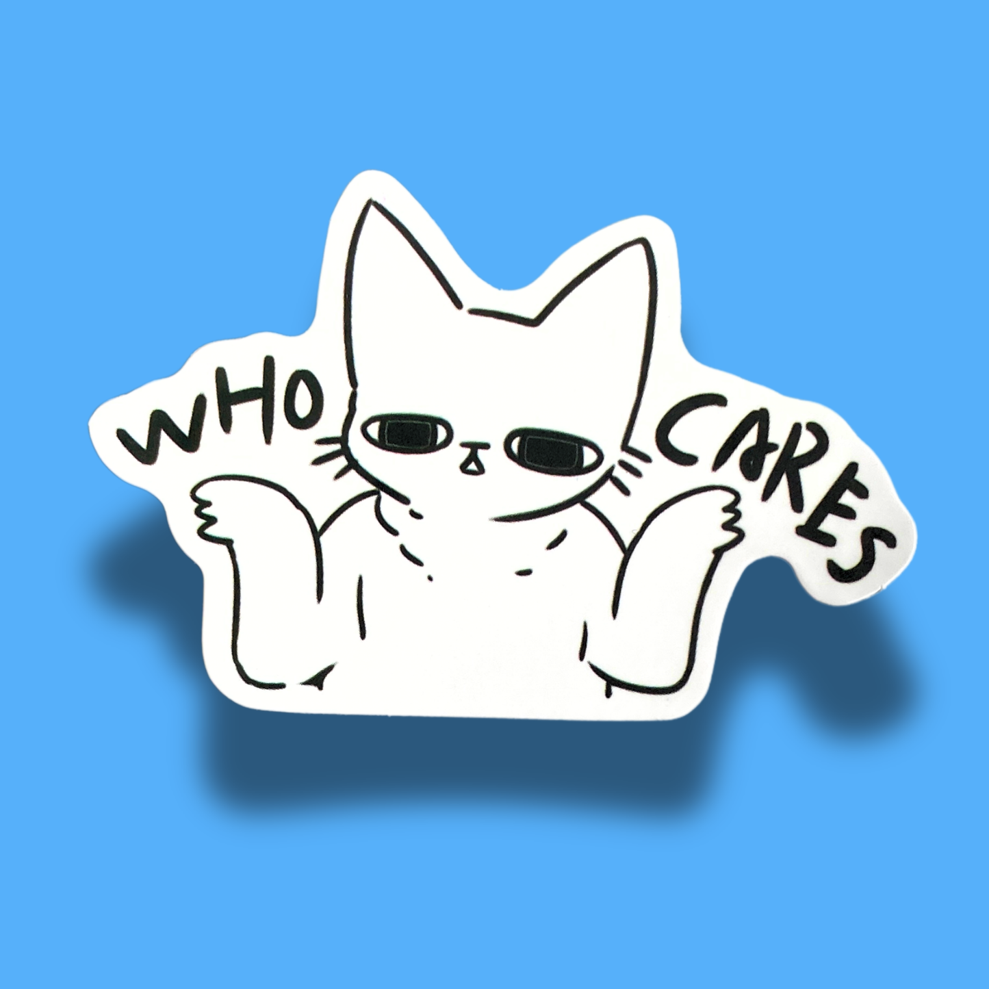 Who Cares Sticker