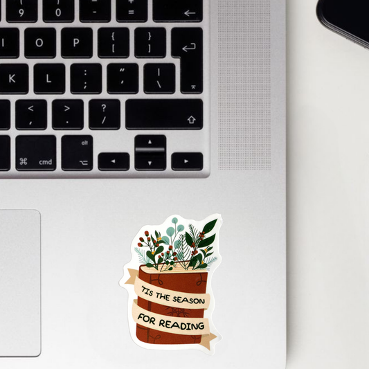 This Is The Season For Reading Sticker