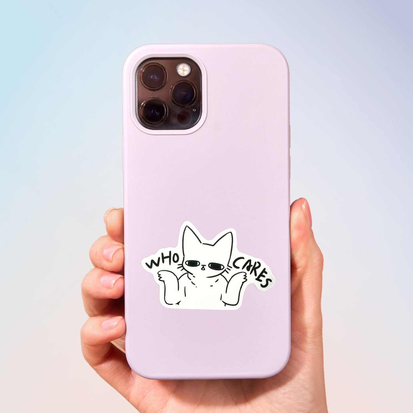 Who Cares Sticker