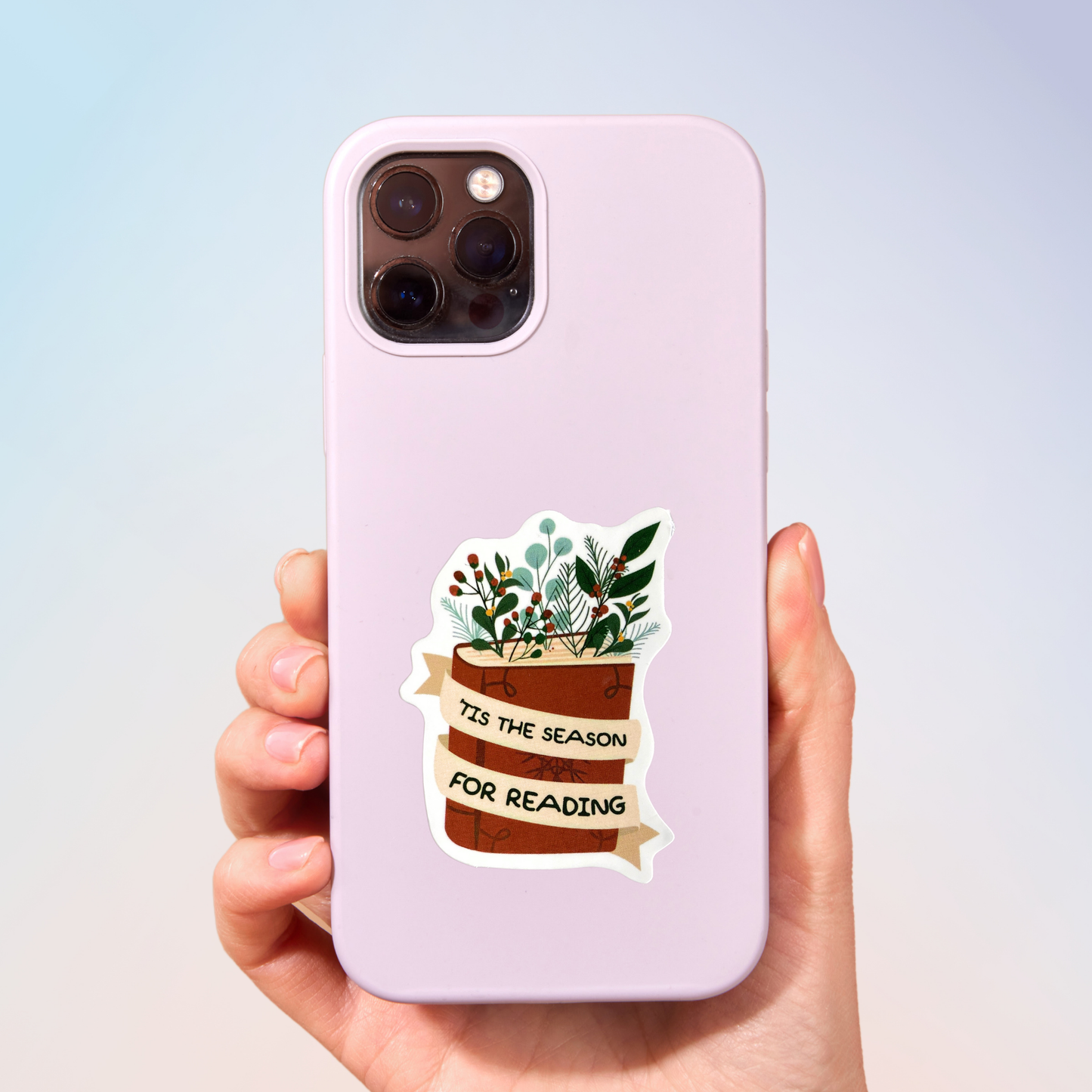This Is The Season For Reading Sticker