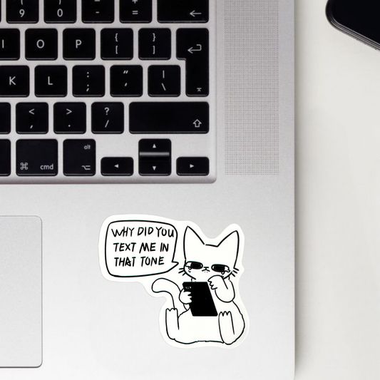 Why Did You Text Me In That Tone Sticker