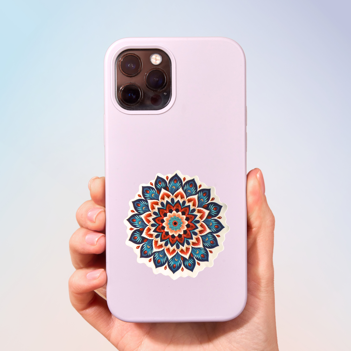 Whimsy Wheel Mandala Sticker