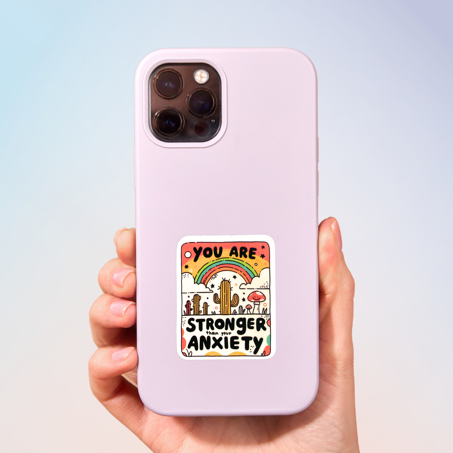 You Are Stronger Than Your Anxiety Sticker
