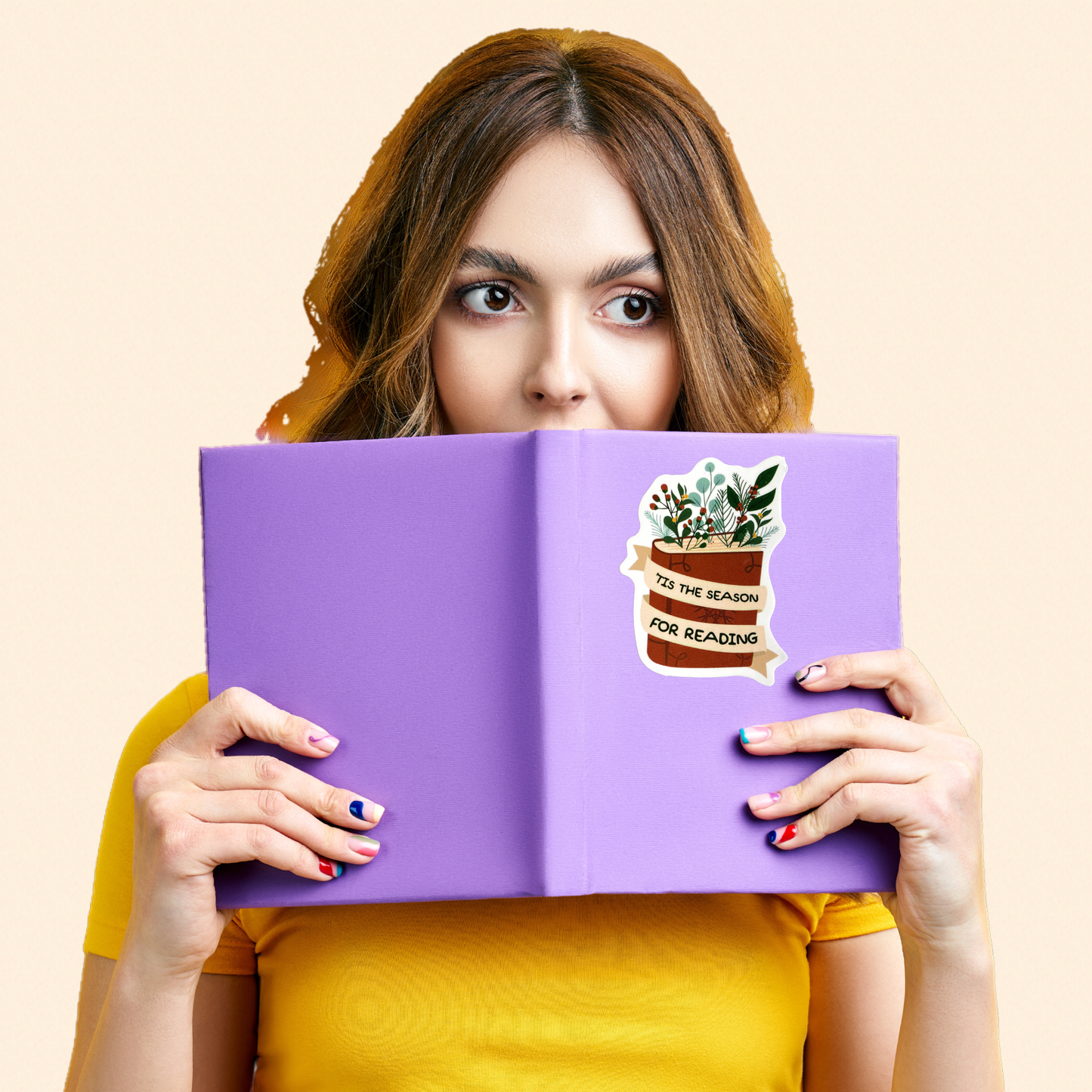 This Is The Season For Reading Sticker