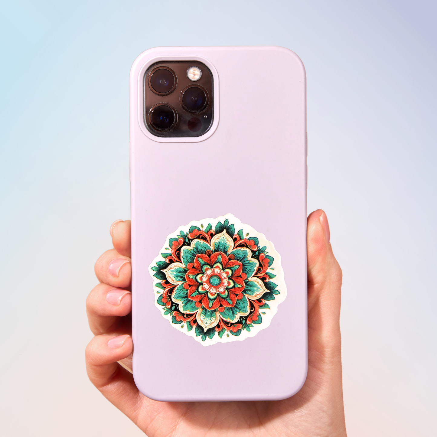 Framed View Mandala Sticker