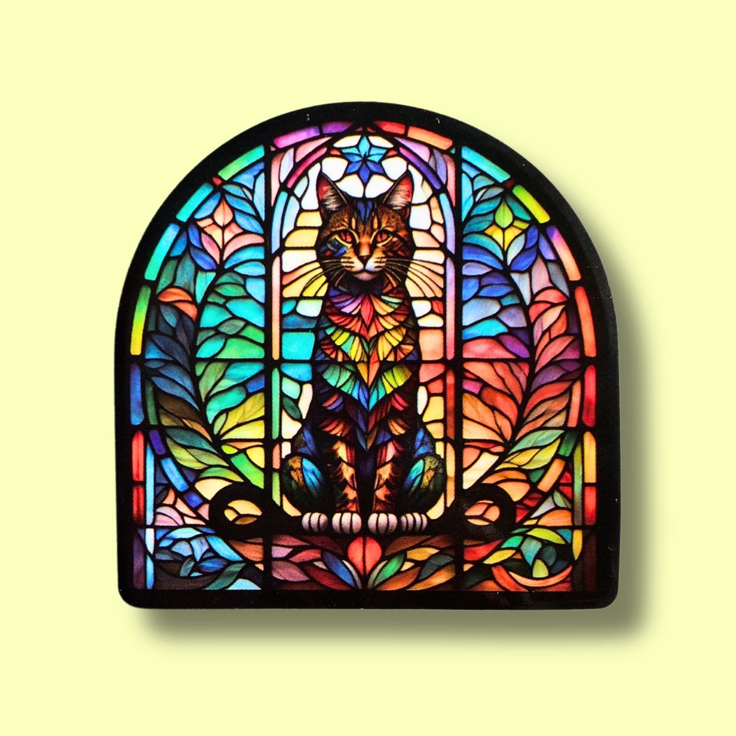 Artistic Cat Sticker