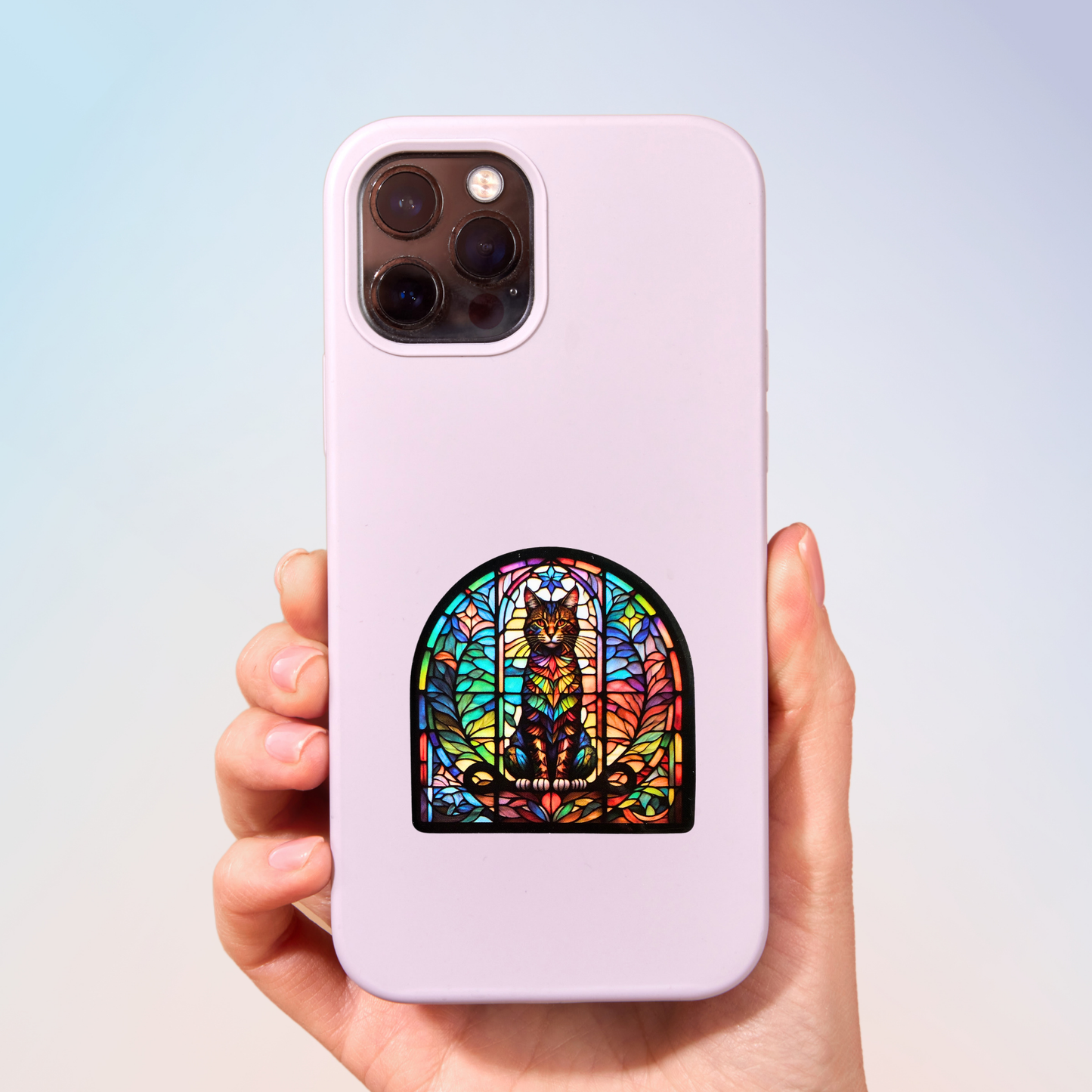 Artistic Cat Sticker