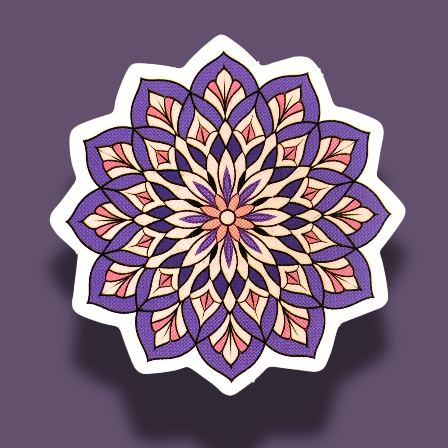Patterned Beauty Mandala Sticker