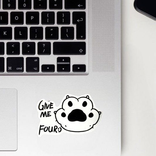 Give Me Four Sticker