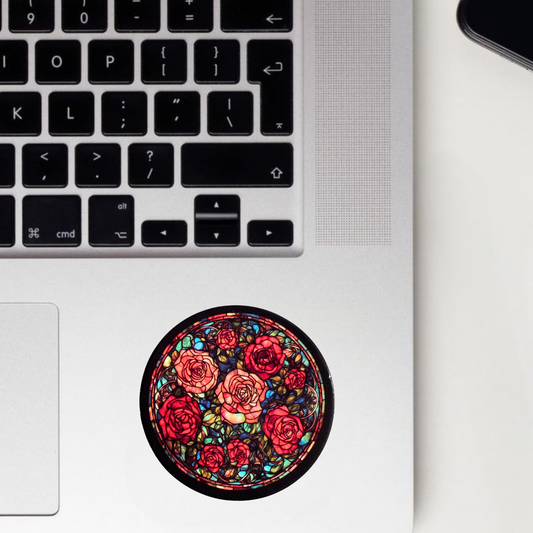 Red Rose Sticker