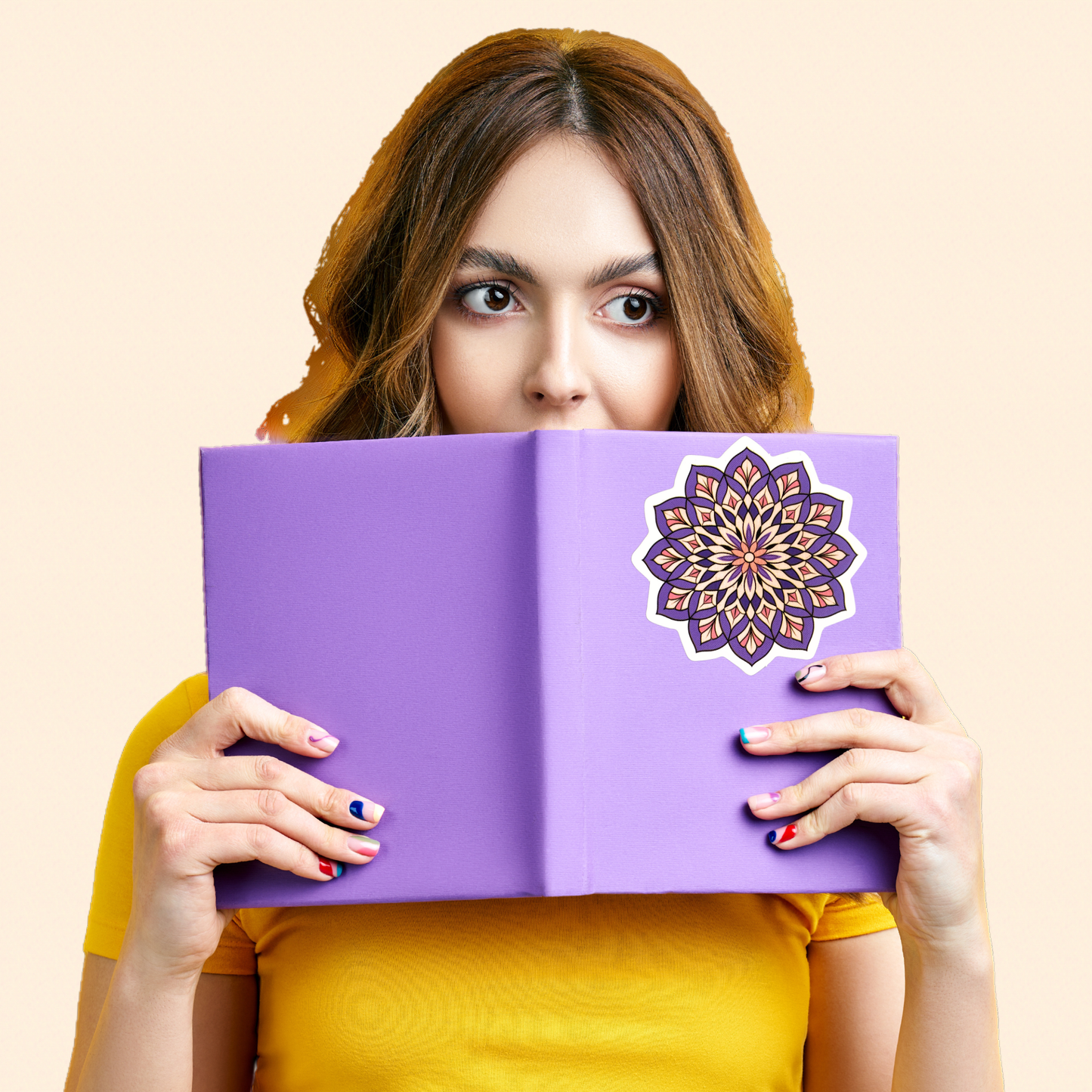 Patterned Beauty Mandala Sticker