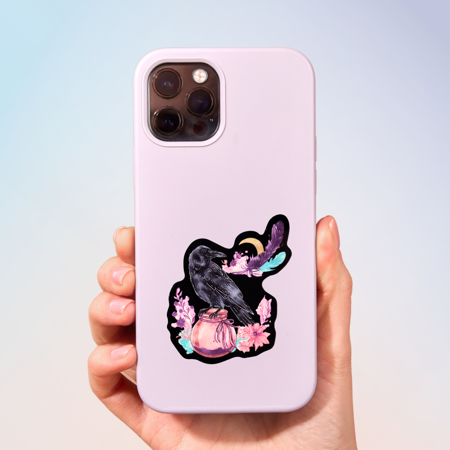 Feather Drop Sticker