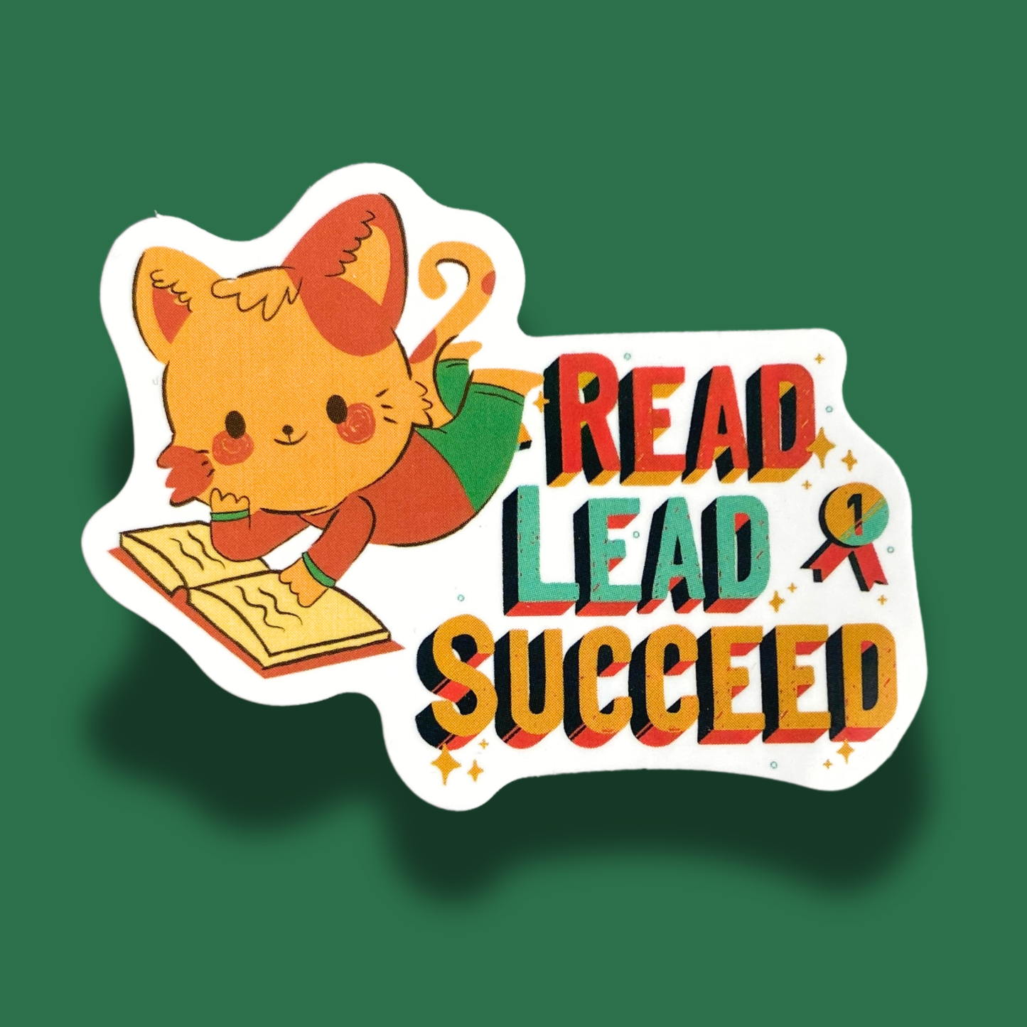 Read ..Lead .. Succeed .. Sticker