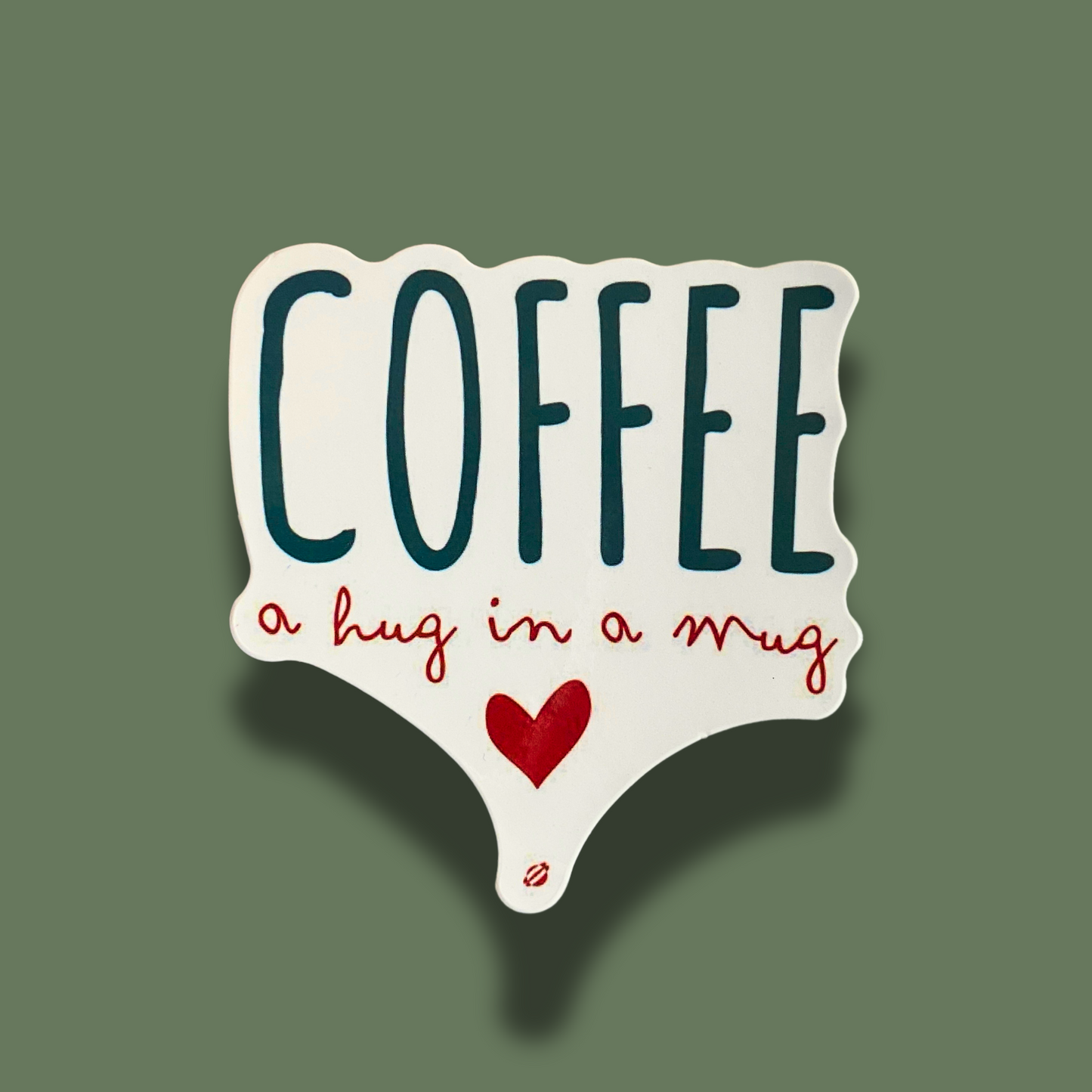Hug in a mug Coffee Sticker