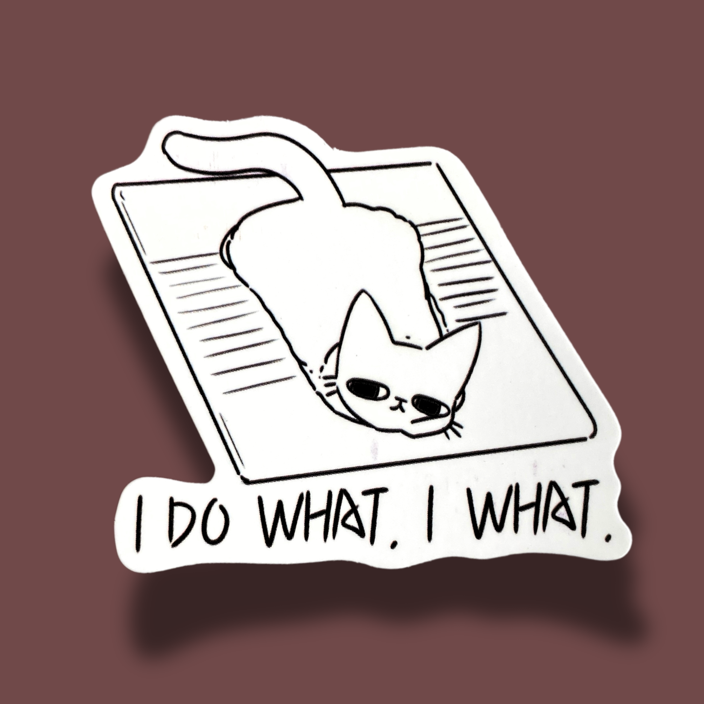 I Do What I Want Sticker