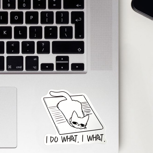 I Do What I Want Sticker