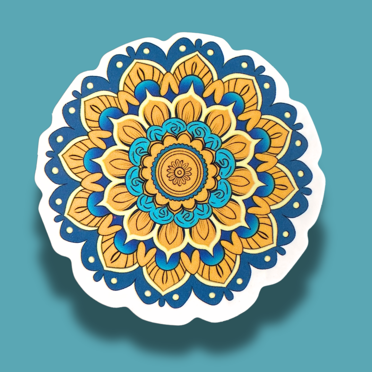 Geometric Fusion Mandala Sticker