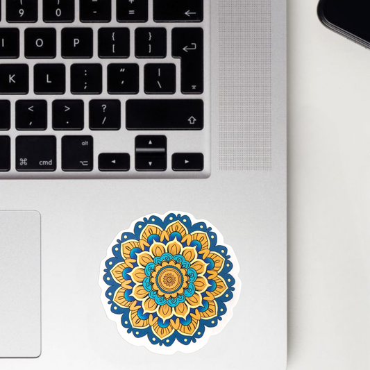 Geometric Fusion Mandala Sticker