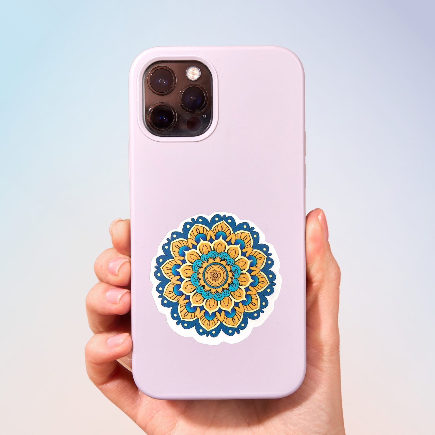 Geometric Fusion Mandala Sticker