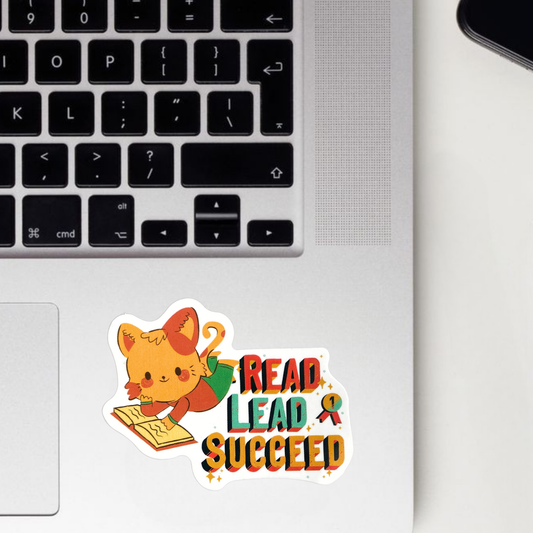 Read ..Lead .. Succeed .. Sticker