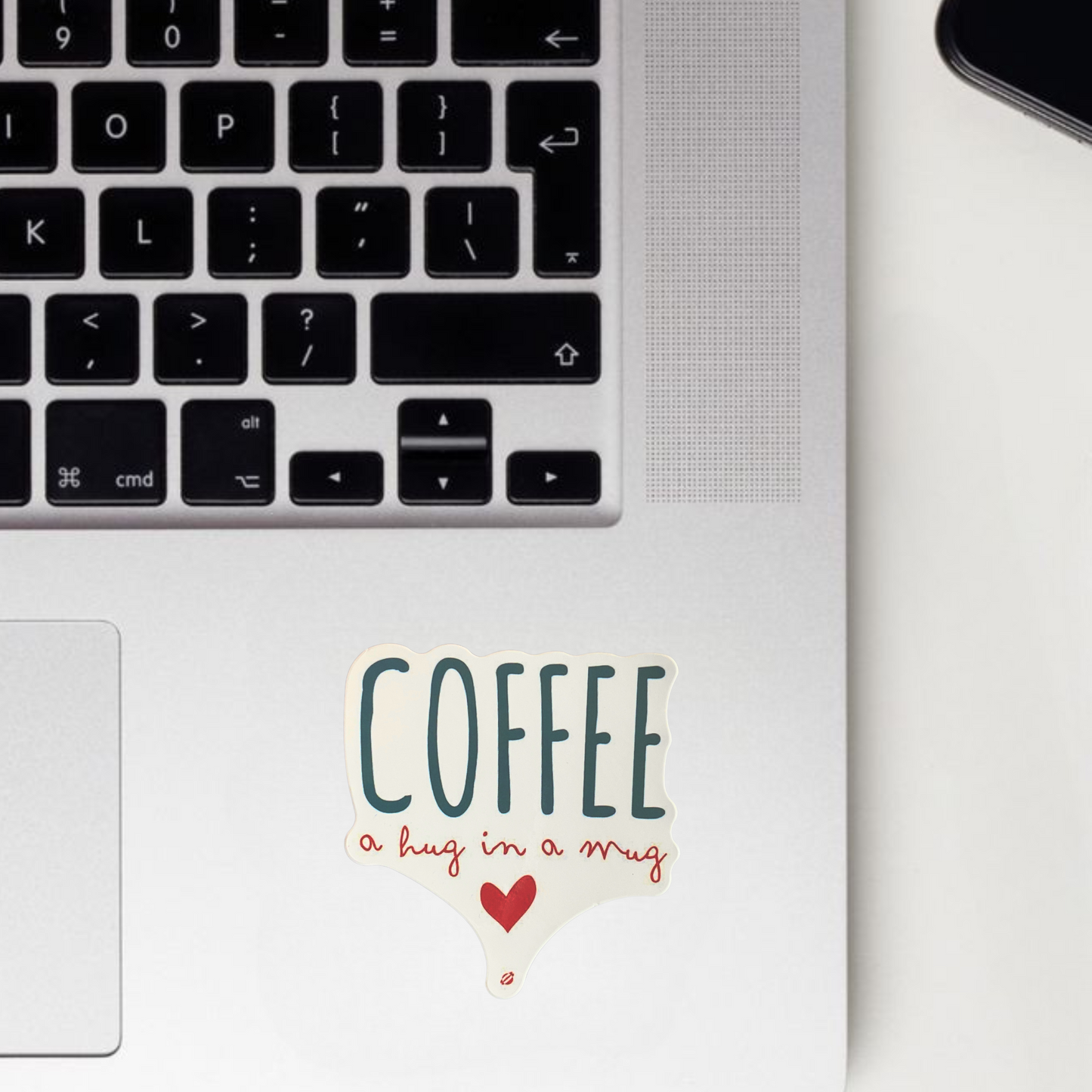 Hug in a mug Coffee Sticker