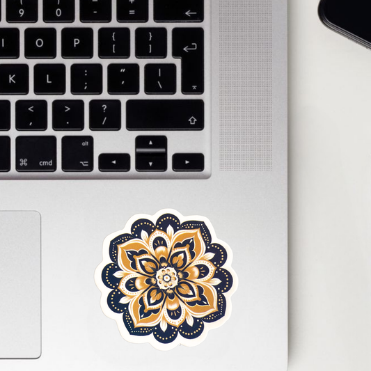 Blooming Joy Mandala Sticker