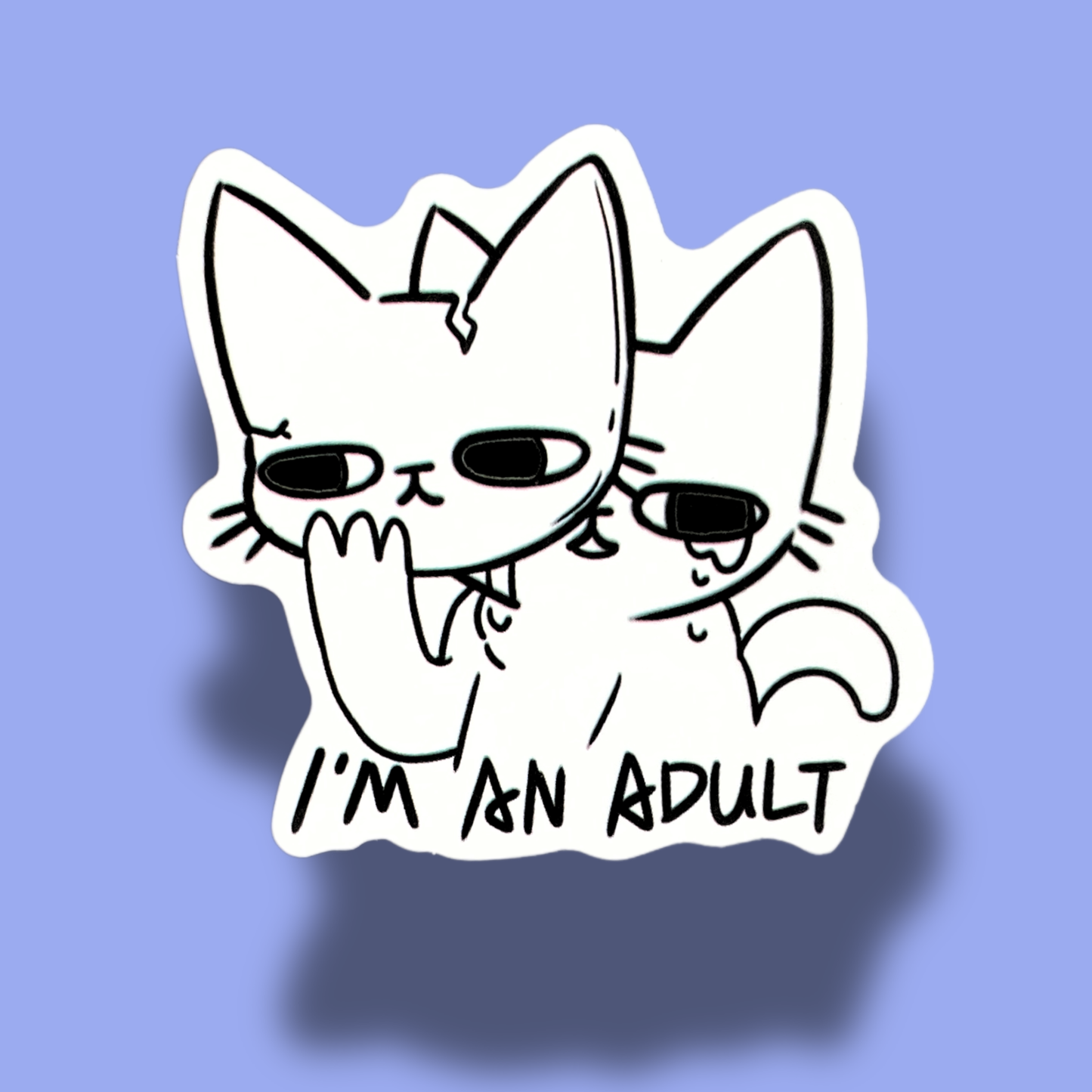 I'm An Adult Sticker
