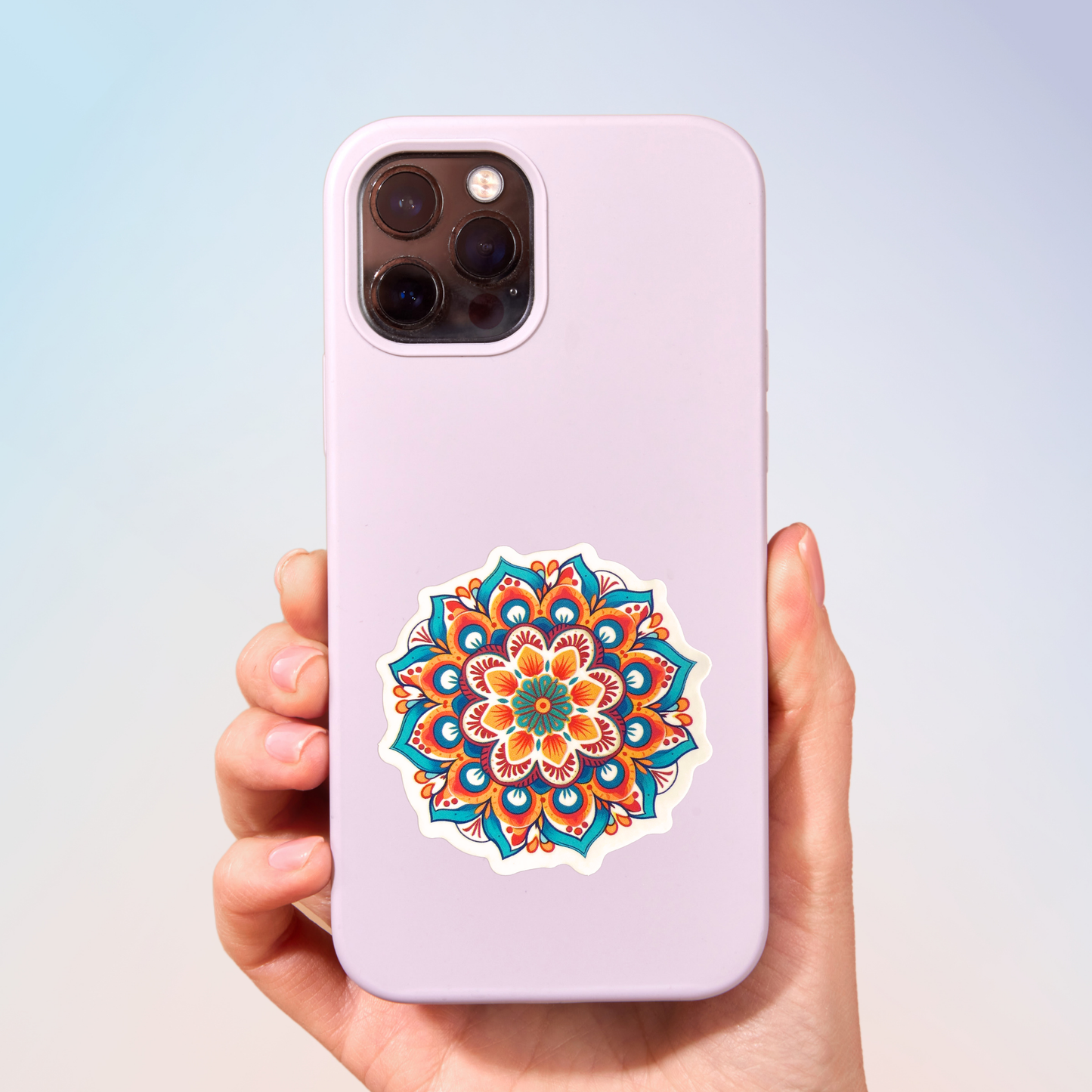Flower Frenzy Mandala Sticker