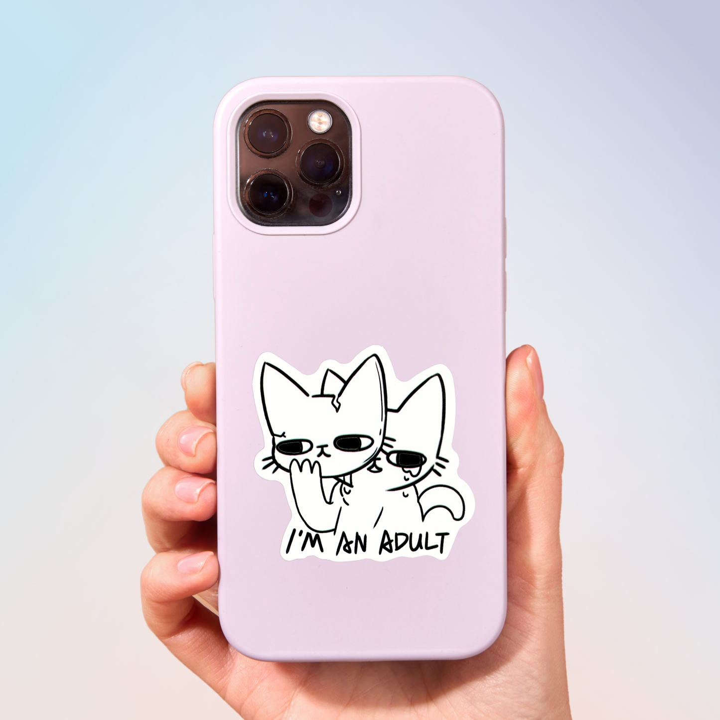 I'm An Adult Sticker