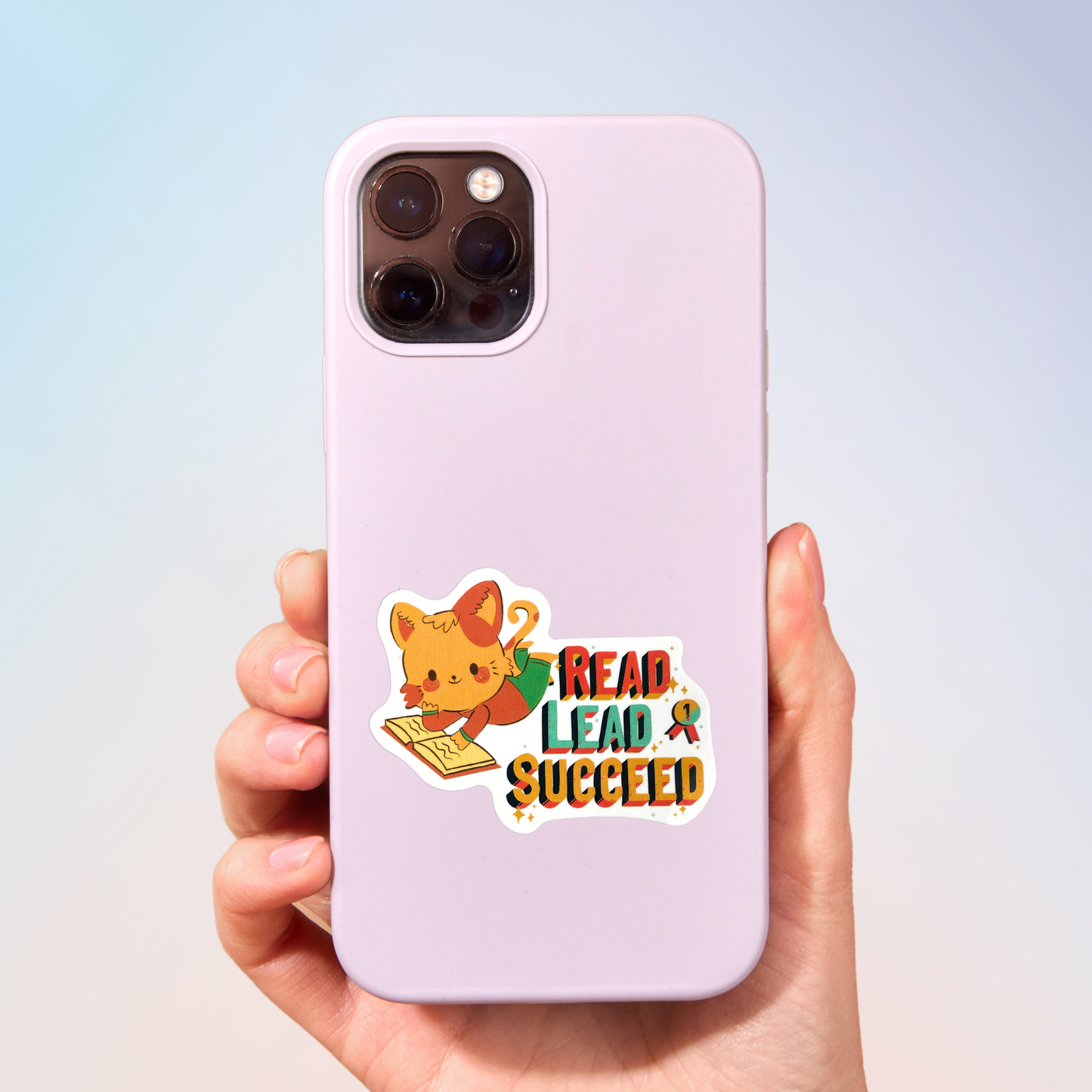 Read ..Lead .. Succeed .. Sticker