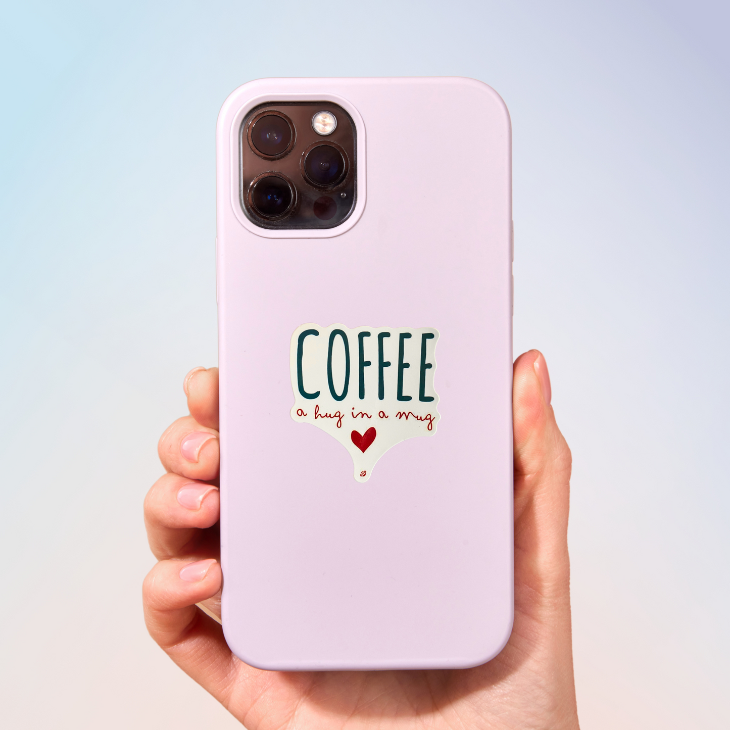 Hug in a mug Coffee Sticker