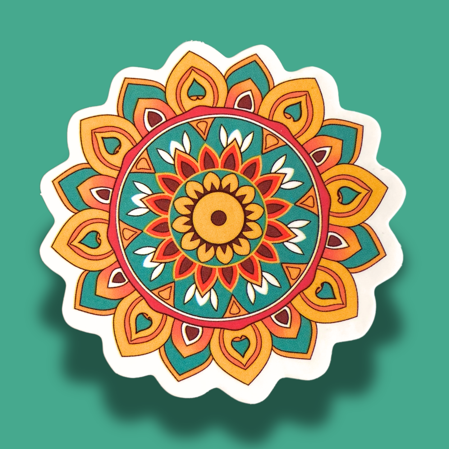 Serene Bloom Mandala Sticker