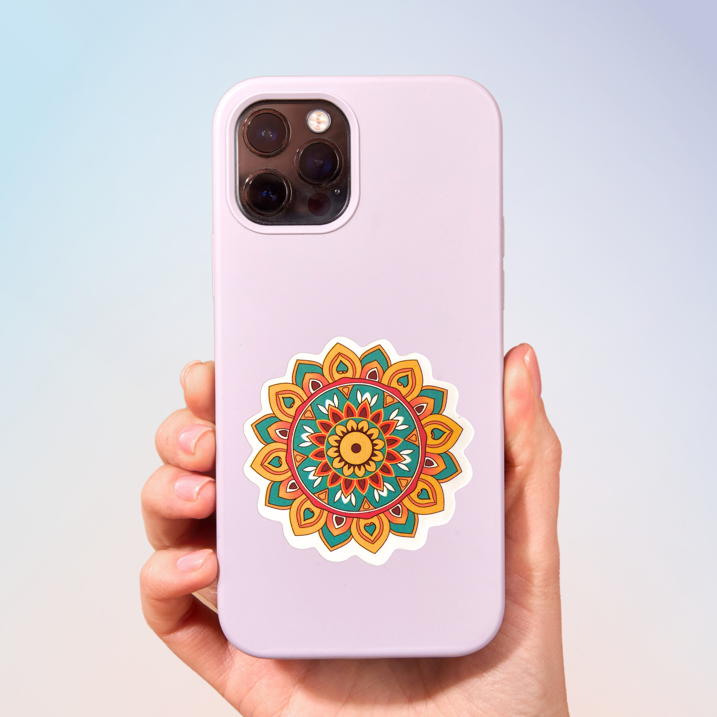 Serene Bloom Mandala Sticker