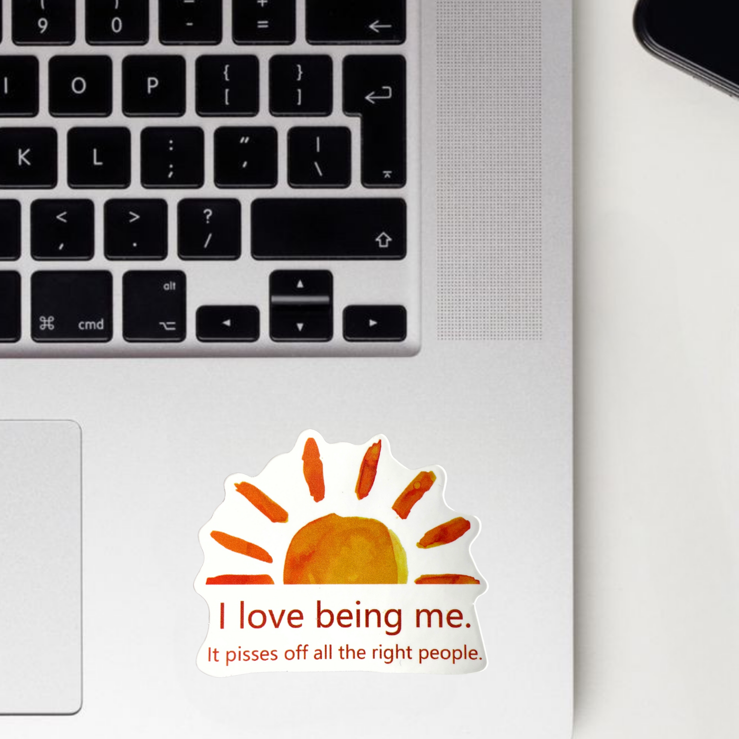I Love Being Me Sticker