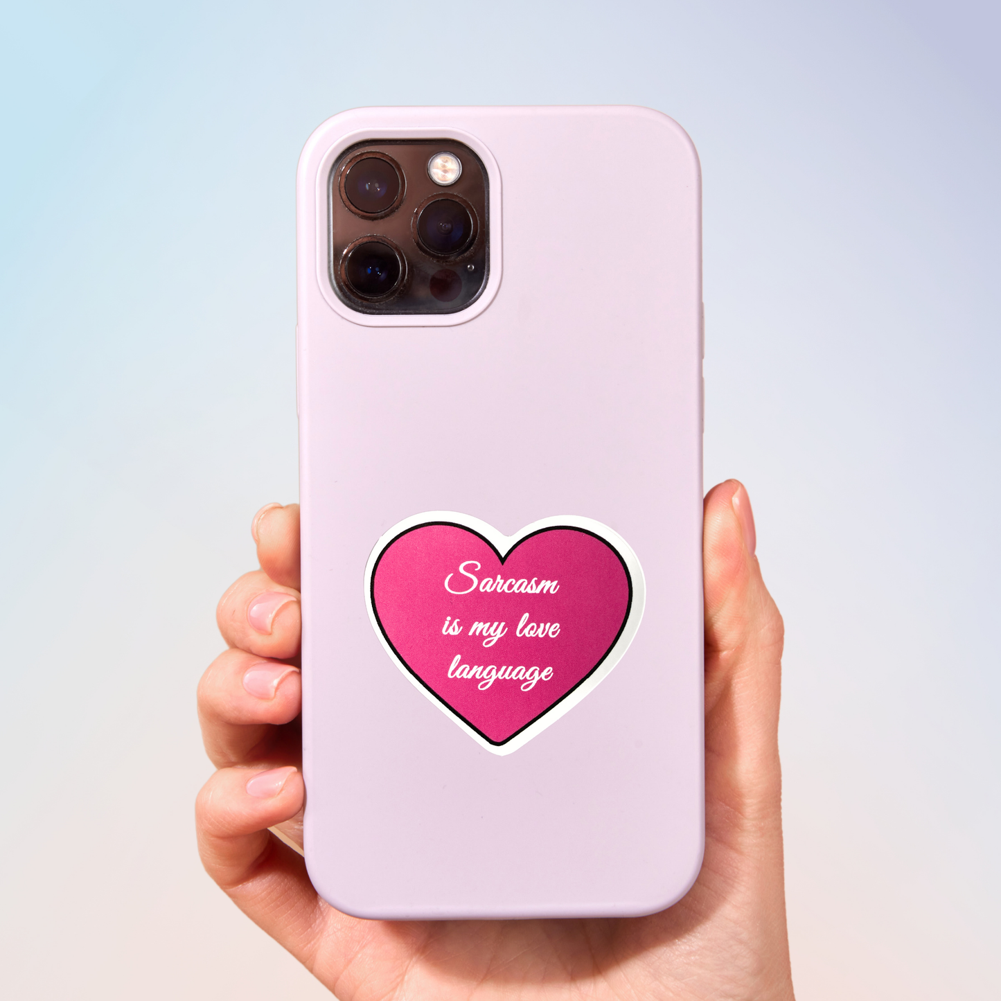 Sarcasm Is My Love Language Sticker