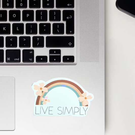 Live Simply Sticker
