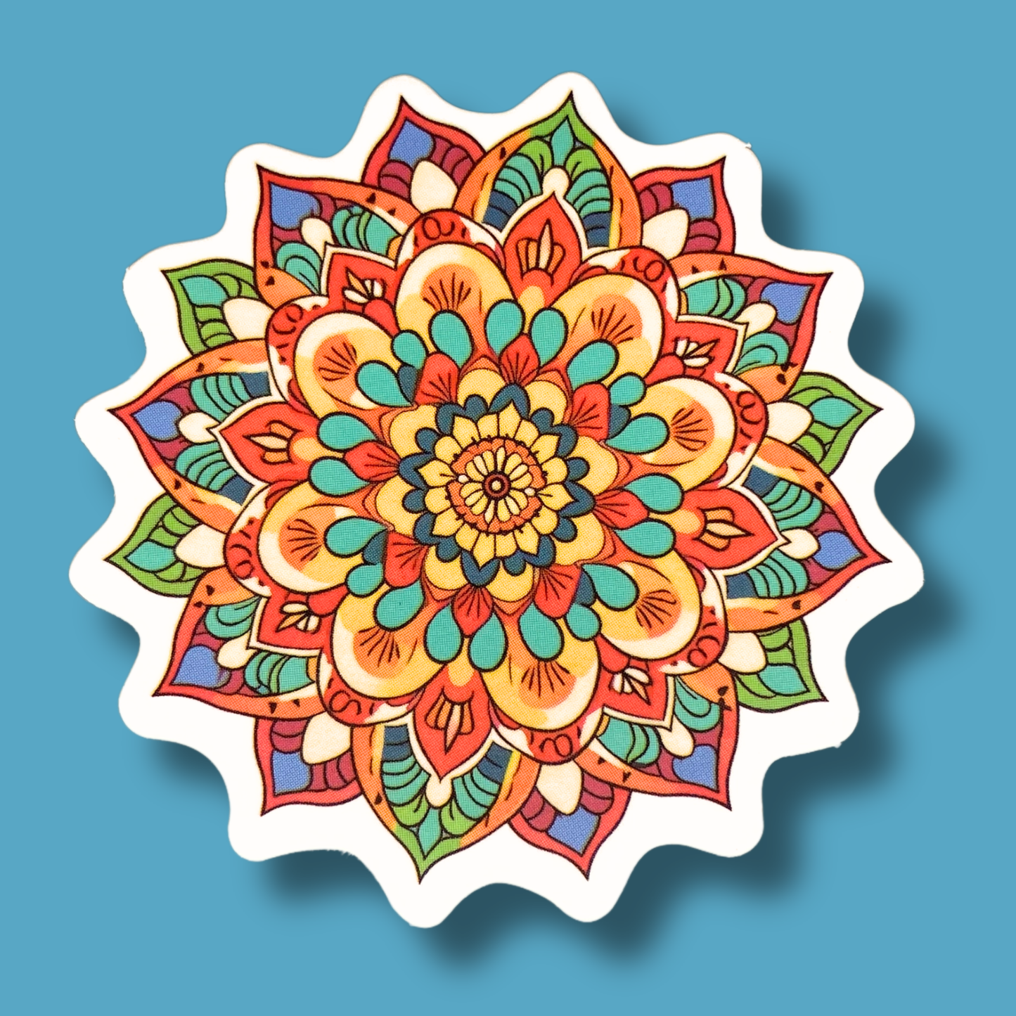 Floral Harmony Sticker