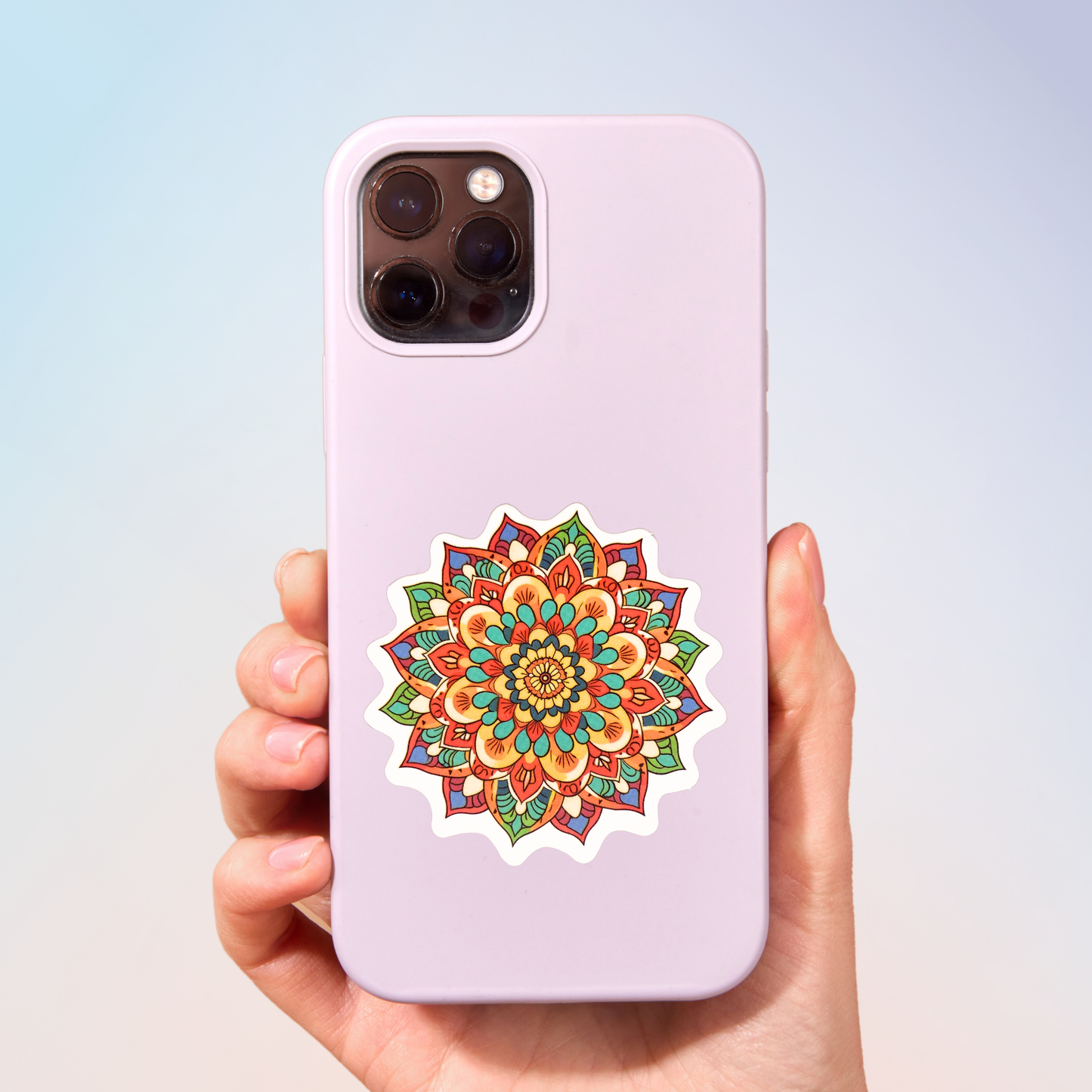 Floral Harmony Sticker