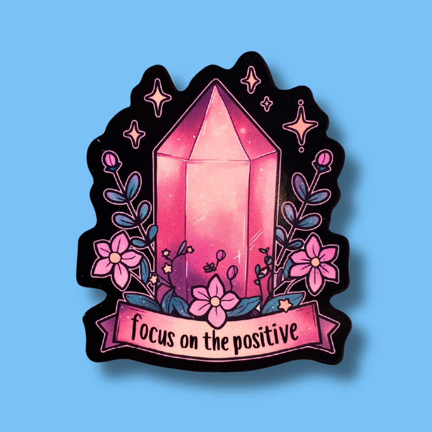 Focus On The Positive Sticker